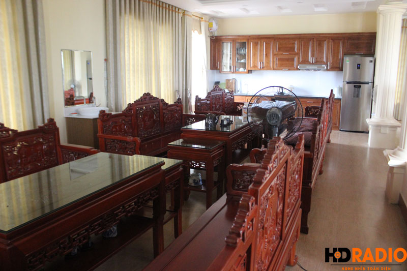 Lắp đặt phòng chiếu phim gia đình A Bích Thái Bình - Hình 5