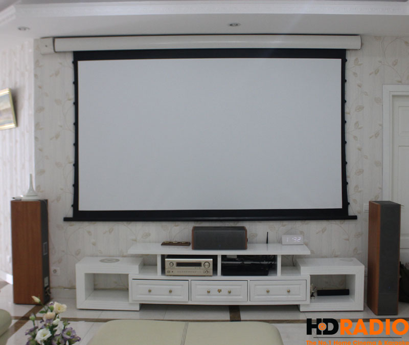 Màn chiếu Tab-Tension 133inch, cho chất lượng hình ảnh tuyệt đẹp, thay thế hoàn toàn Tivi