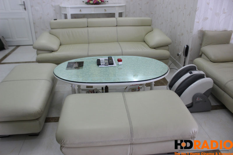 Hệ thống ghế sofa để tiếp khách và xem phim