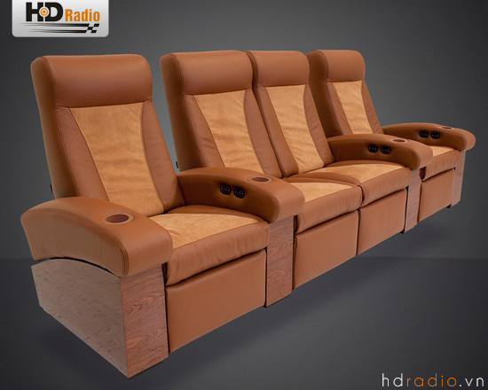 Phòng phim gia đình kết hợp phòng thư giãn