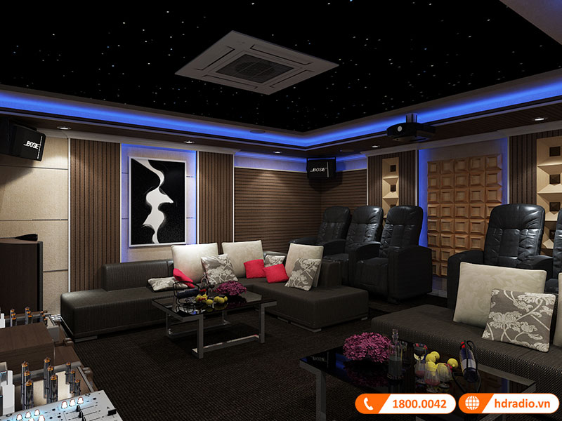 Thiết kế phòng chiếu phim tại 240 Âu Cơ