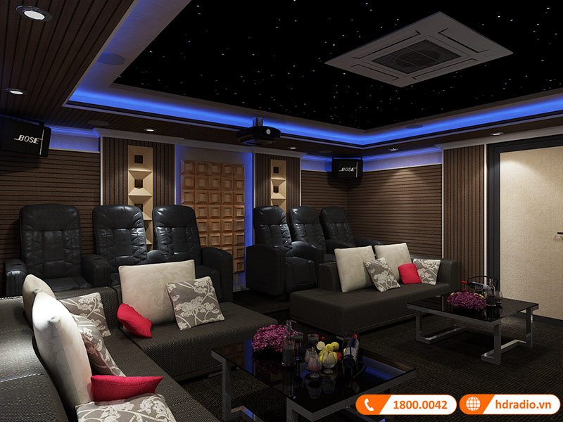 Thiết kế phòng chiếu phim tại 240 Âu Cơ