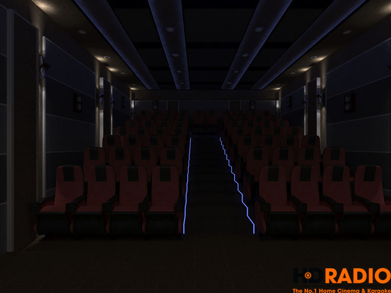 Trong điều khiện thiếu sáng, vẫn để đèn LED ở chính giữa.