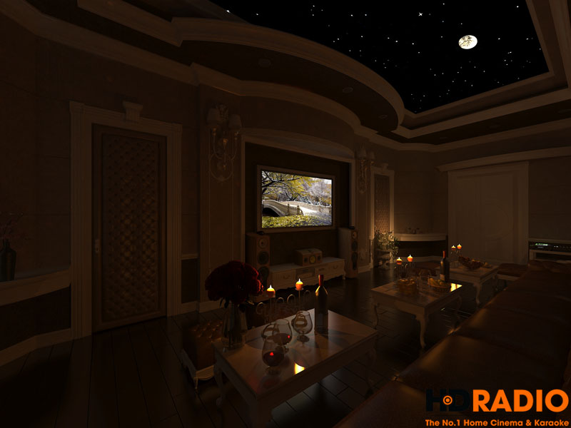 Mẫu phòng chiếu phim gia đình cao cấp - hình 2