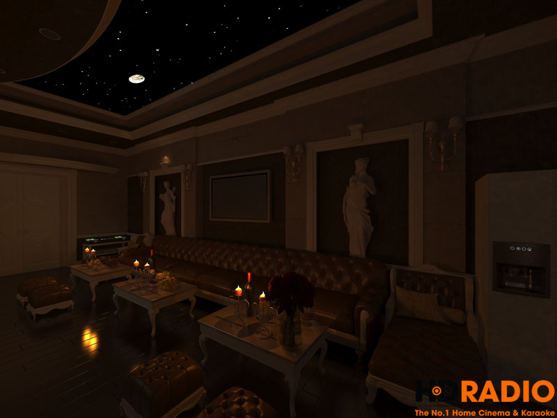 Mẫu phòng chiếu phim gia đình cao cấp - hình 3