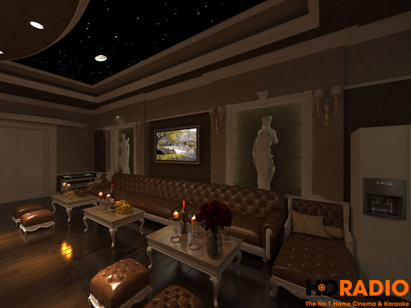 Mẫu phòng chiếu phim gia đình cao cấp - hình 6