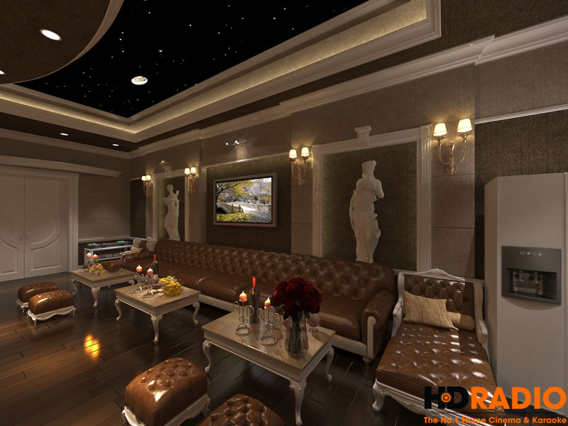 Mẫu phòng chiếu phim gia đình cao cấp - hình 10