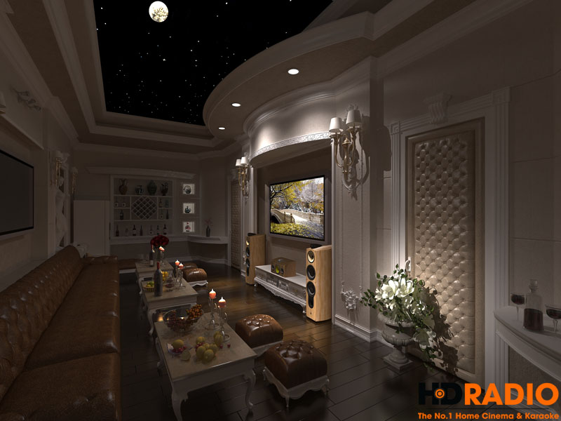 Mẫu phòng chiếu phim gia đình cao cấp - hình 11