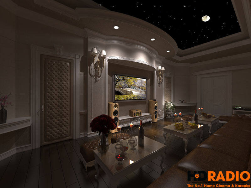 Mẫu phòng chiếu phim gia đình cao cấp - hình 12