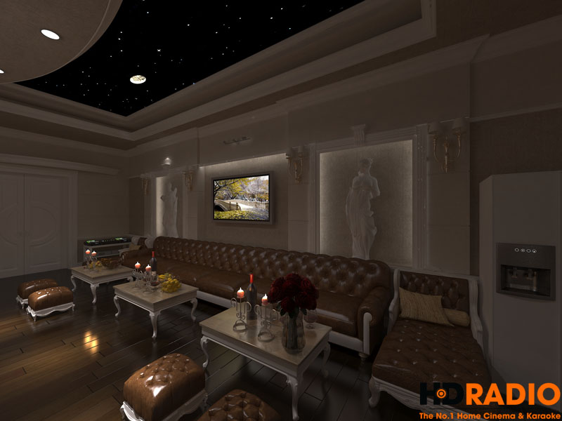 Mẫu phòng chiếu phim gia đình cao cấp - hình 13