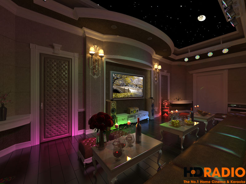 Mẫu phòng chiếu phim gia đình cao cấp - hình 15