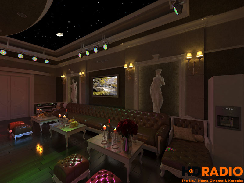 Mẫu phòng chiếu phim gia đình cao cấp - hình 16