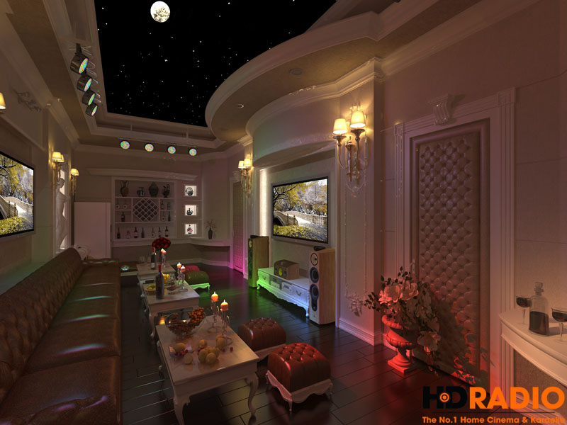 Mẫu phòng chiếu phim gia đình cao cấp - hình 17