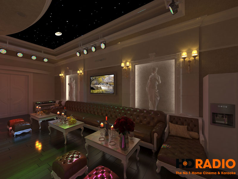 Mẫu phòng chiếu phim gia đình cao cấp - hình 19