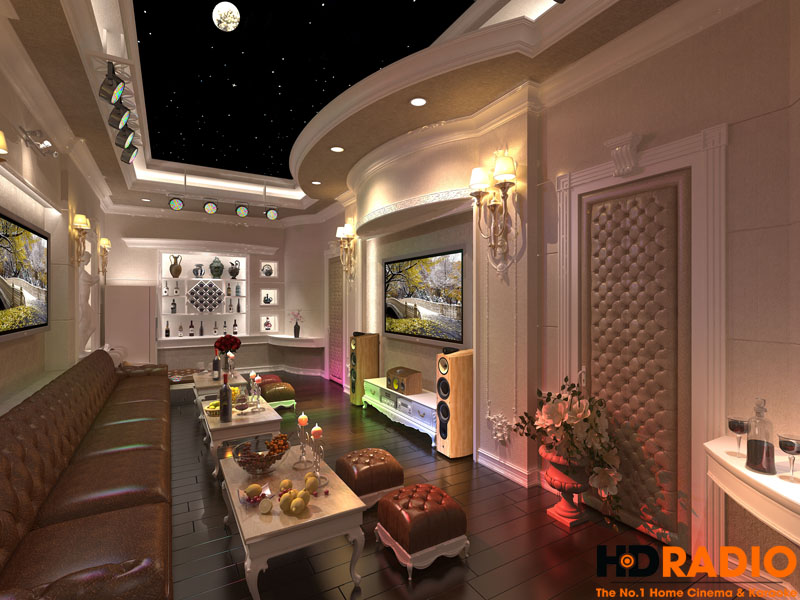 Mẫu phòng chiếu phim gia đình cao cấp - hình 20