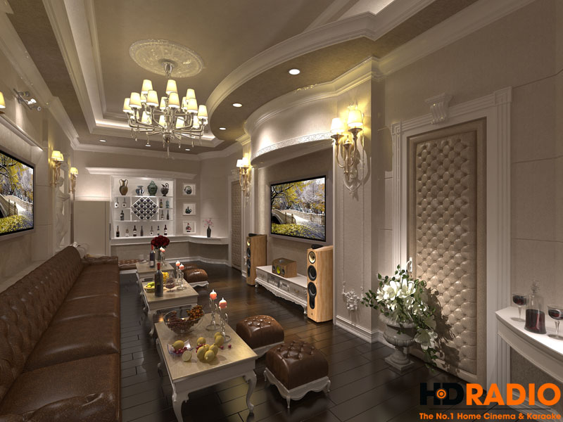 Mẫu phòng chiếu phim gia đình cao cấp - hình 23