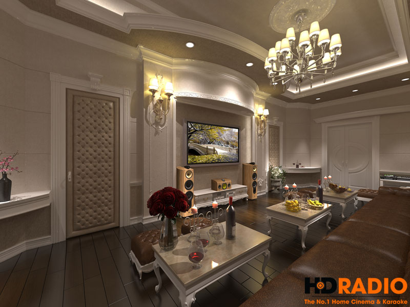 Mẫu phòng chiếu phim gia đình cao cấp - hình 24