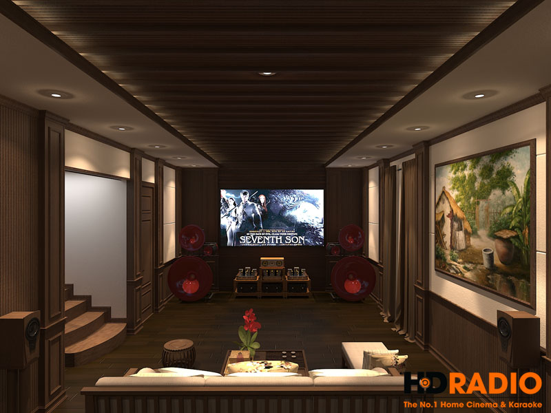 thiết kế phòng chiếu phim cao cấp tại Vinhomes - Hình 1