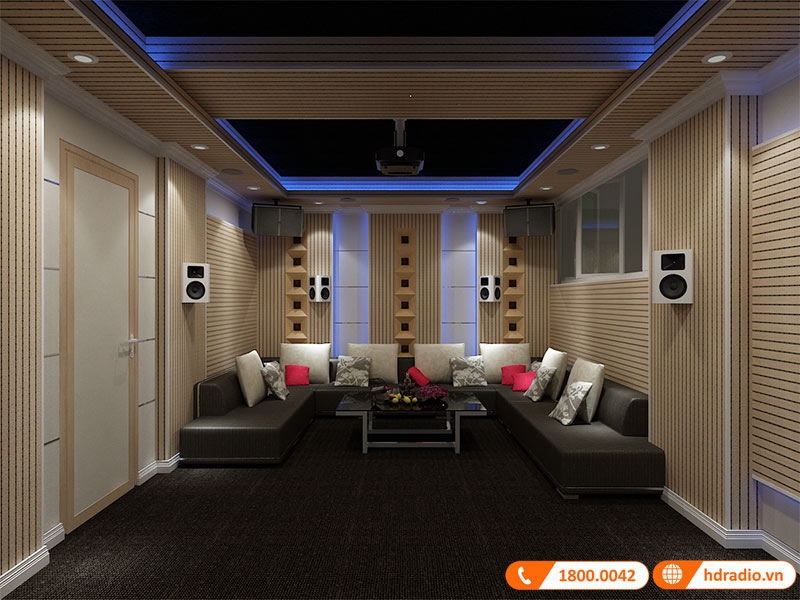 Thiết kế phòng chiếu phim gia đình anh Duy Vinhomes Reverside Thiết kế phòng chiếu phim gia đình anh Duy Vinhomes Reverside