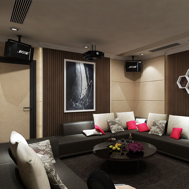 Thiết kế phòng chiếu phim gia đình chị Oanh Green Bay