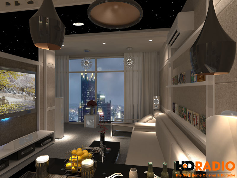 Mẫu phòng chiếu phim gia đình cơ bản - Hình 6