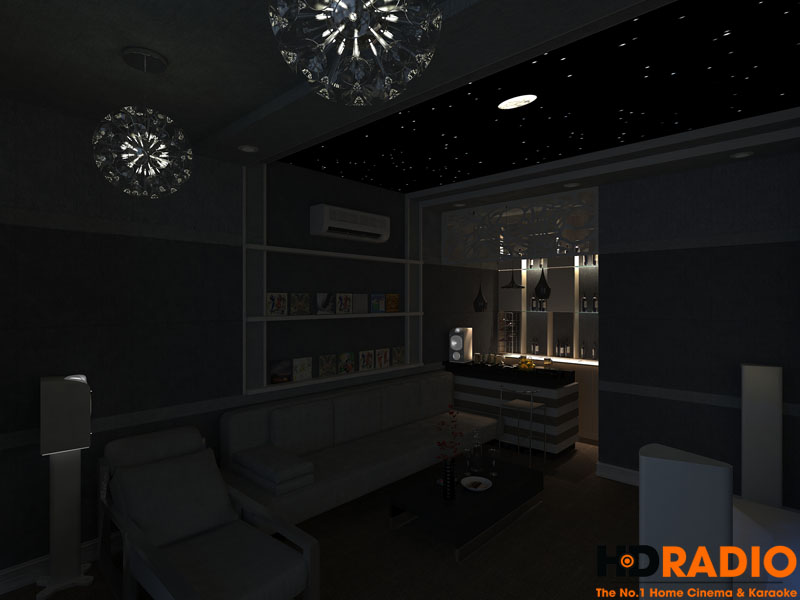 Thiết kế phòng chiếu phim gia đình đơn giản - Hình  7