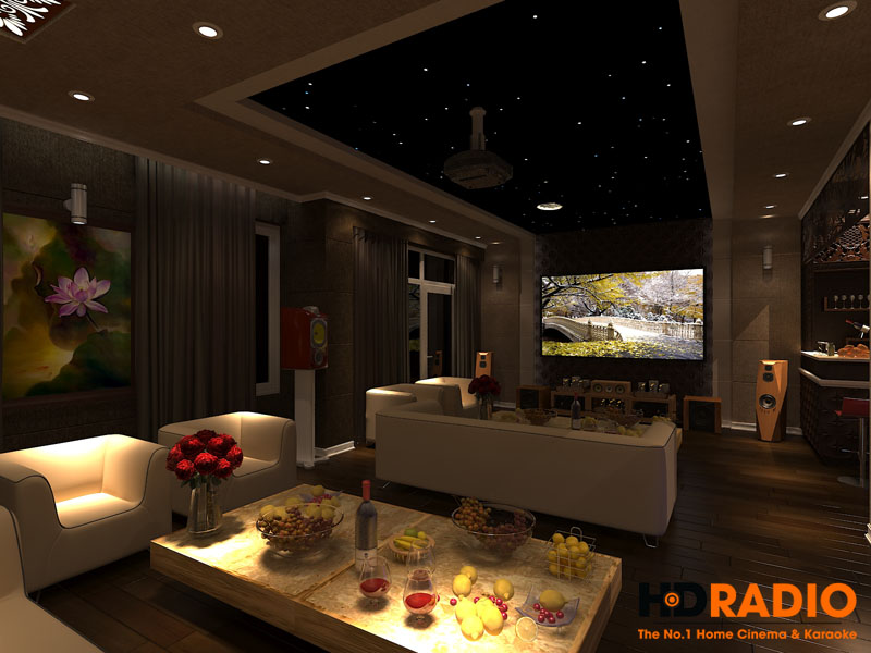 Mẫu phòng chiếu phim gia đình chuyên nghiệp - hình 1