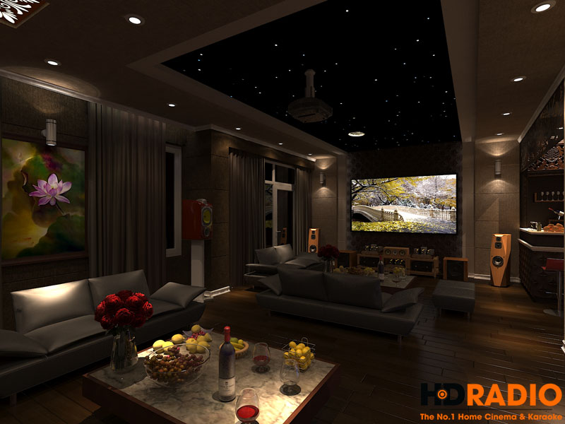 Mẫu phòng chiếu phim gia đình chuyên nghiệp - hình 6