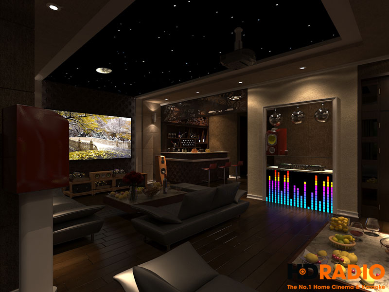 Mẫu phòng chiếu phim gia đình chuyên nghiệp - hình 7