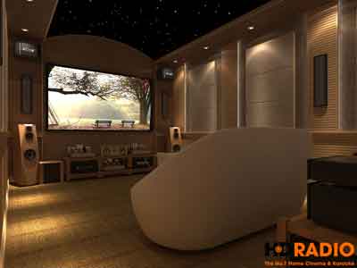 Thiết kế phòng chiếu phim tại Royal City