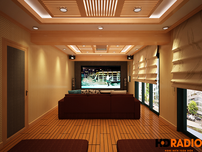 Thiết kế phòng chiếu phim gia đình Tại Mỹ Đình