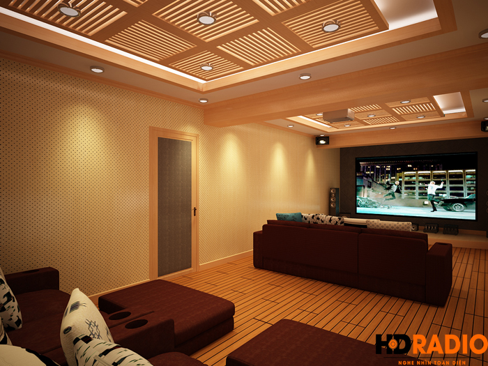 Thiết kế phòng chiếu phim gia đình Tại Mỹ Đình