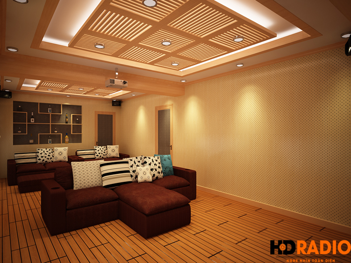 Thiết kế phòng chiếu phim gia đình Tại Mỹ Đình