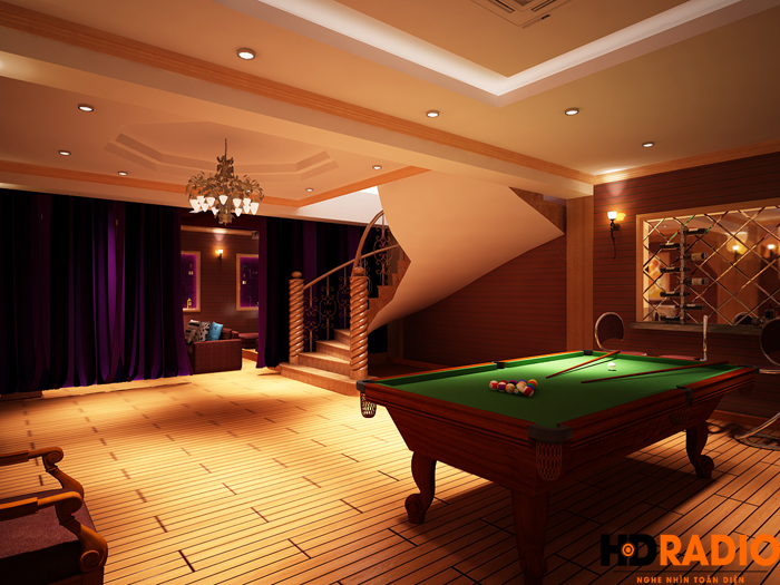 Thiết kế phòng chiếu phim khu biệt thự vinhomes