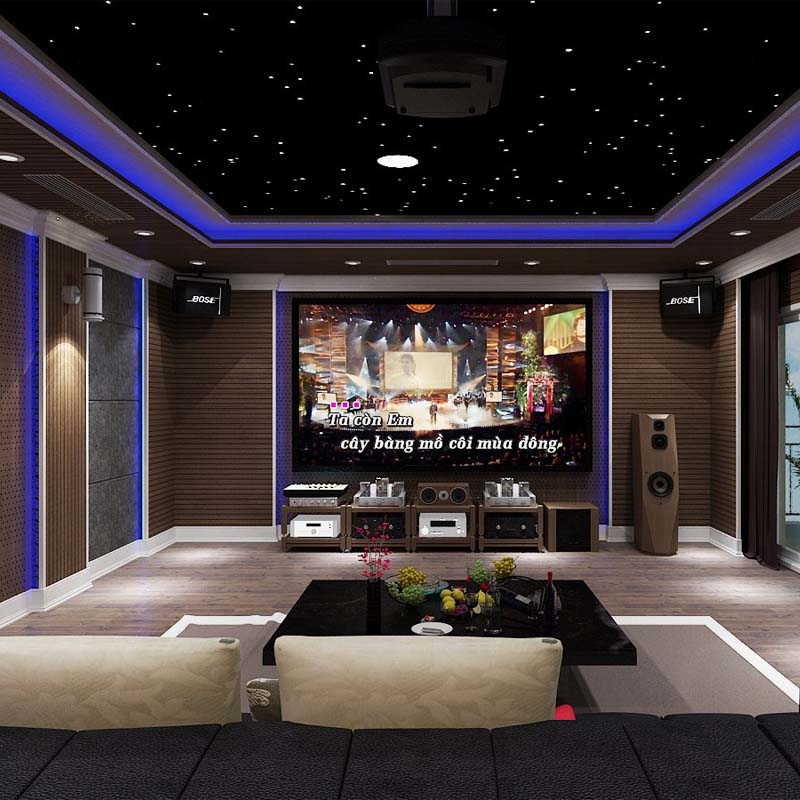 Thiết kế phòng chiếu phim công ty 299