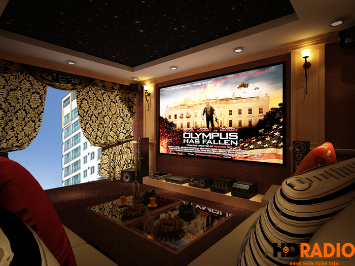 Thiết kế phòng chiếu phim gia đình chuyên nghiệp tại Hải Dương