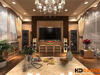 Thiết kế tiêu âm phòng khách tại Cầu Diễn