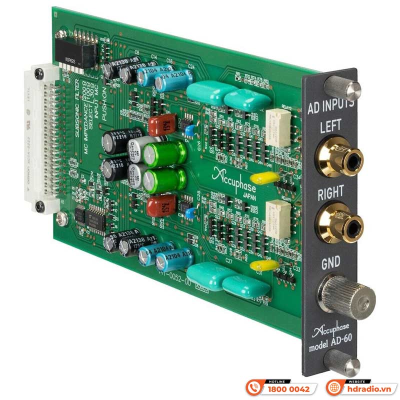 Thiết kế Bo phono rời Accuphase AD-60 Thiết kế Bo phono rời Accuphase AD-60