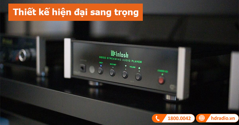 Streaming Audio Player McIntosh MB50 thiết kế hiện đại