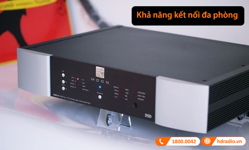 DAC Moon Neo 280D MIND có khả năng kết nối đa phòng