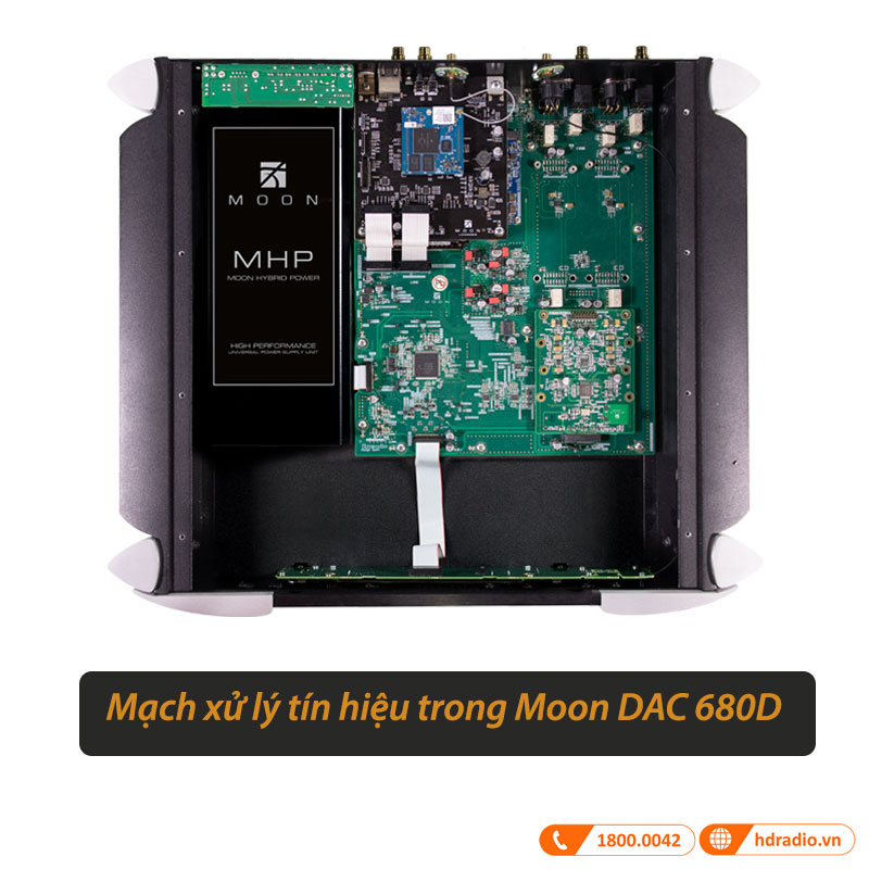 mạch xử lý của DAC Moon 680D