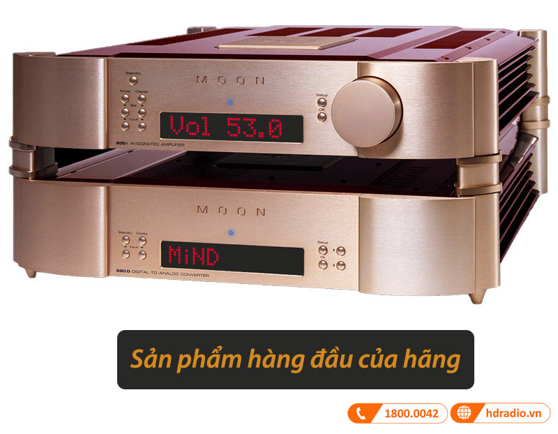 Hệ thống Moon DAC 680D + Amply 600I V2