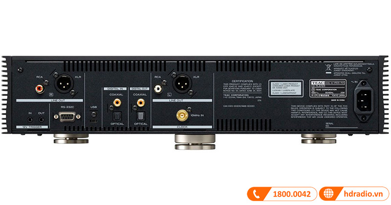 Đầu CD TEAC VRDS-701