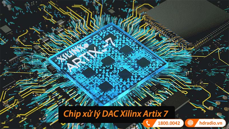 Chip xử lý Xilinx Artix 7 trên DAC Chord mojo 2