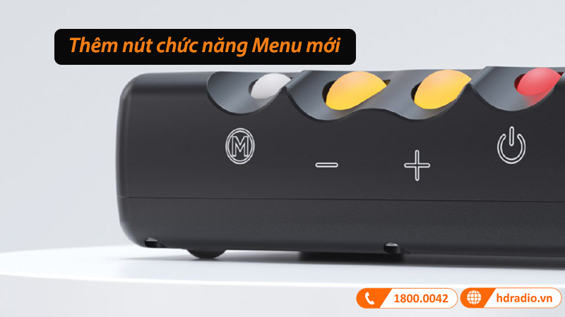 Thêm nút tính nắng menu trên DAC Chord mojo 2