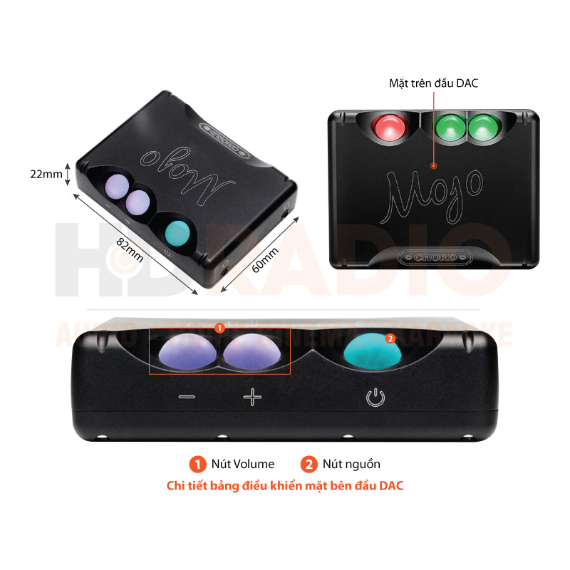 Chú thích DAC Chord Mojo