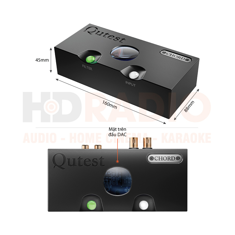 Chú thích DAC Chord Qutest