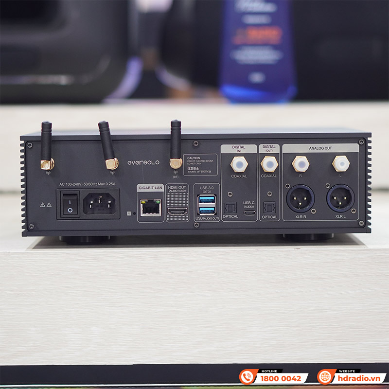 Music server Eversolo DMP-A6, Preamp, DACES9038Q2M, Network Streamer, Bluetooth, 4GB DDR kết hợp 32GB eMMC-5