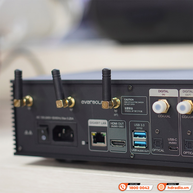 Music server Eversolo DMP-A6, Preamp, DACES9038Q2M, Network Streamer, Bluetooth, 4GB DDR kết hợp 32GB eMMC-8