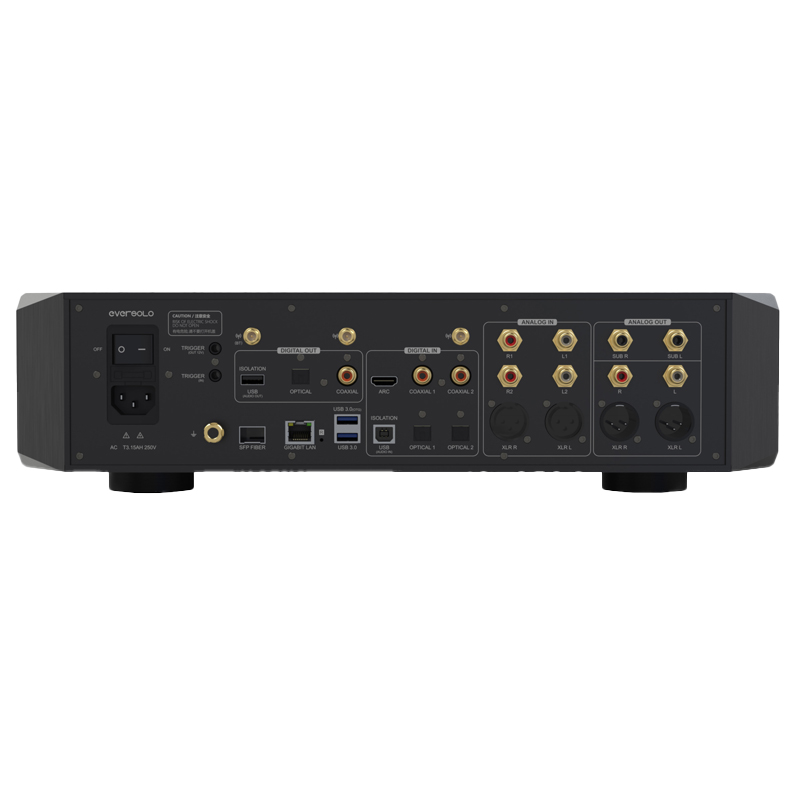 Music server Eversolo DMP A10, Pre Amp, DAC ES9039PRO, Network streamer, Bluetooth, 4GDDR4 kết hợp 64GeMMC-2